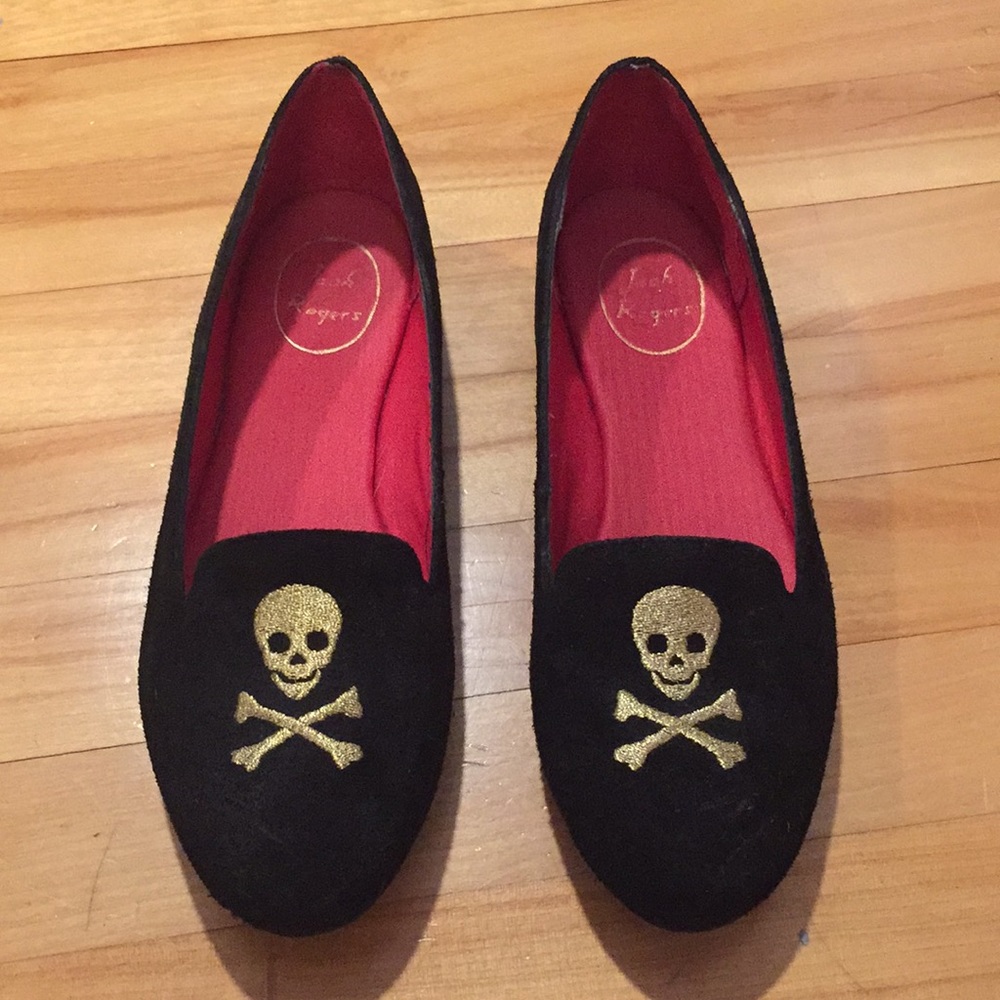 Jack Rogers skull loafer flats 8.5